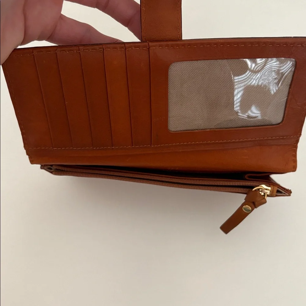 Michael Kors Tan Wallet with‎ Gold Details